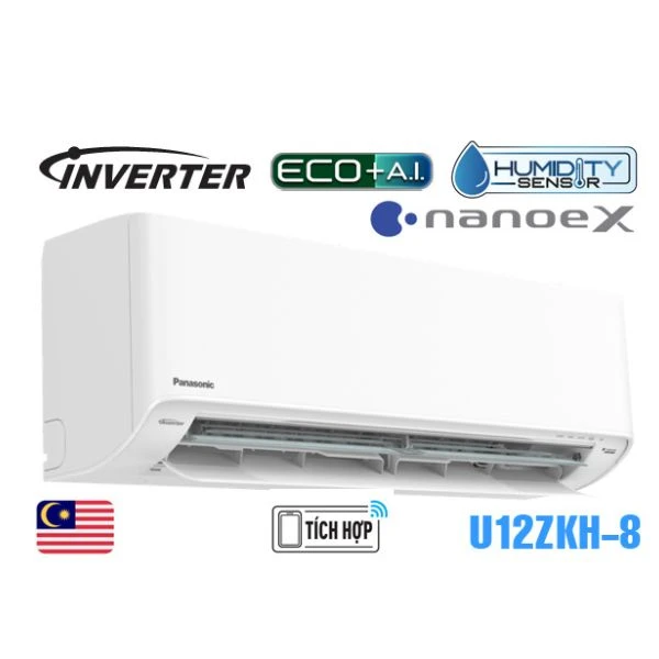 Điều Hòa Panasonic 12.000BTU 1 Chiều inverter U12ZKH-8